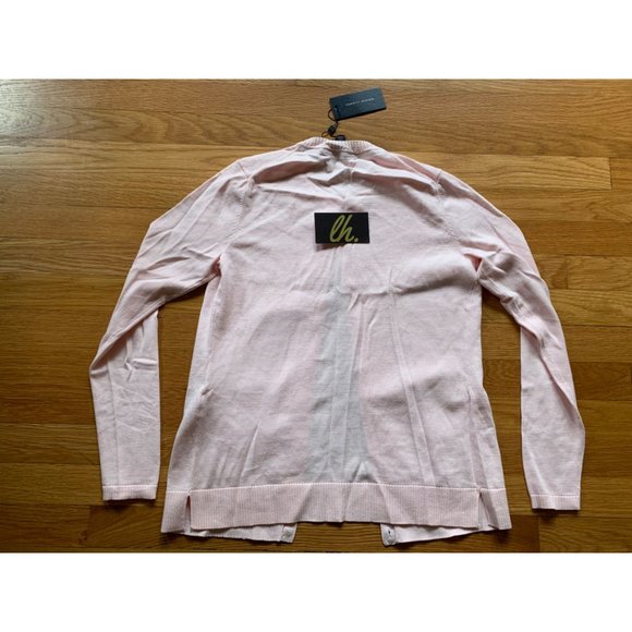 Women’s XS Tommy Hilfiger Pink Button Up Cardigan - Picture 4 of 5